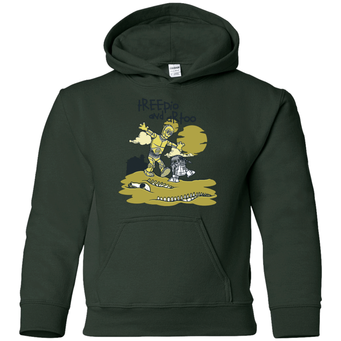 Sweatshirts Forest Green / YS Treepio and Artoo Youth Hoodie