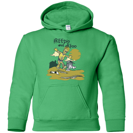 Sweatshirts Irish Green / YS Treepio and Artoo Youth Hoodie