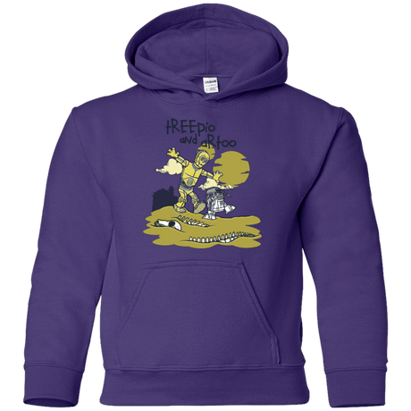 Sweatshirts Purple / YS Treepio and Artoo Youth Hoodie