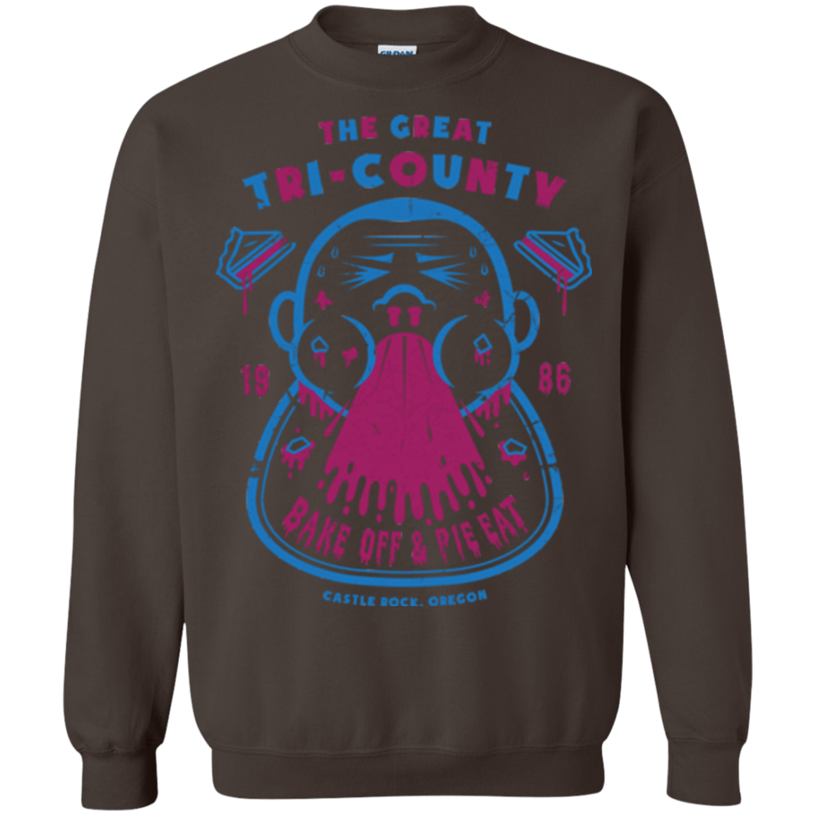 Sweatshirts Dark Chocolate / Small Tri County Pie Eating Crewneck Sweatshirt