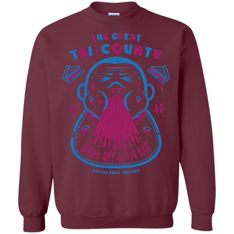 Sweatshirts Maroon / Small Tri County Pie Eating Crewneck Sweatshirt