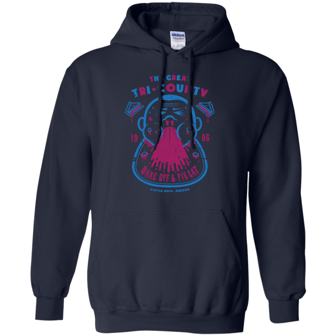 Sweatshirts Navy / Small Tri County Pie Eating Pullover Hoodie