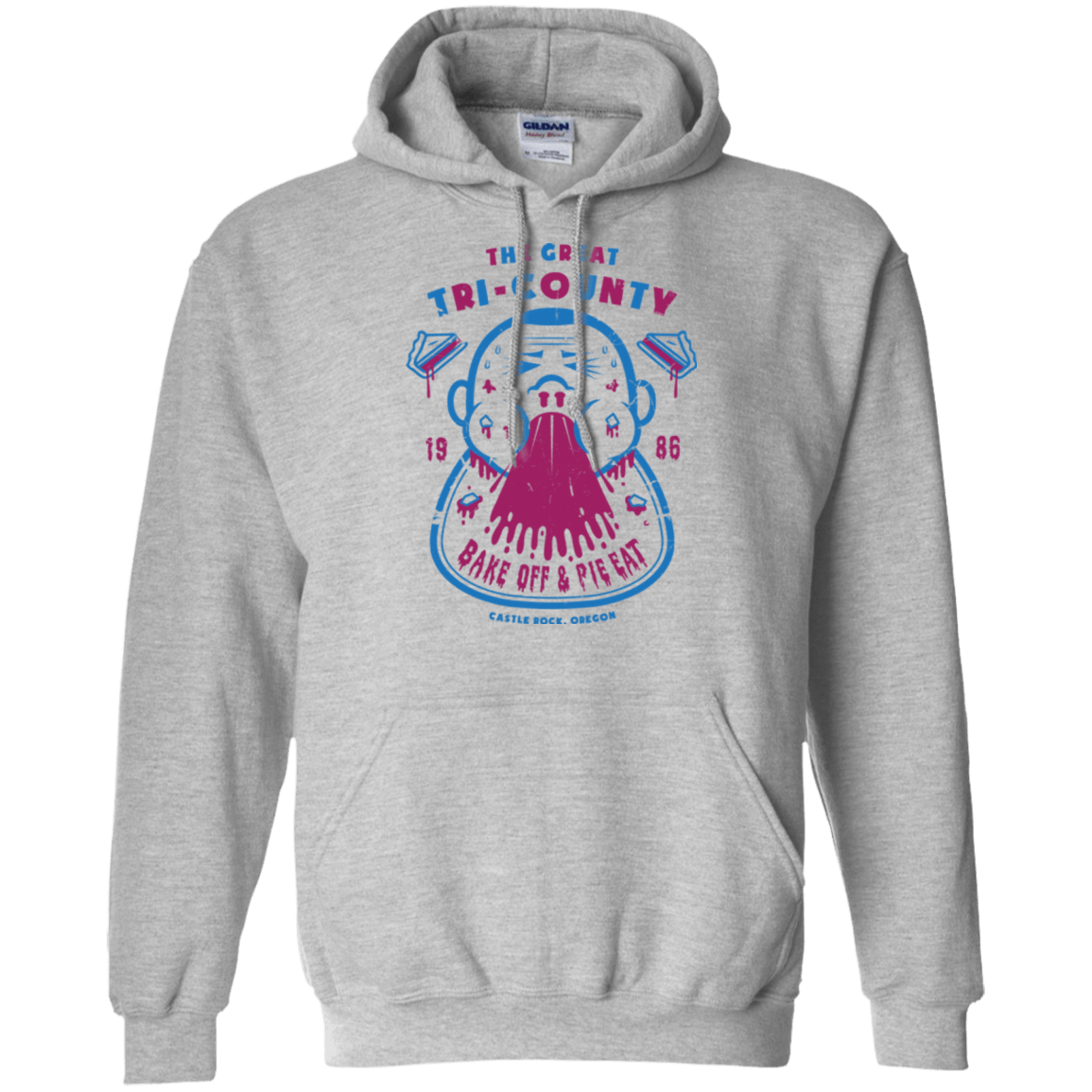 Sweatshirts Sport Grey / Small Tri County Pie Eating Pullover Hoodie