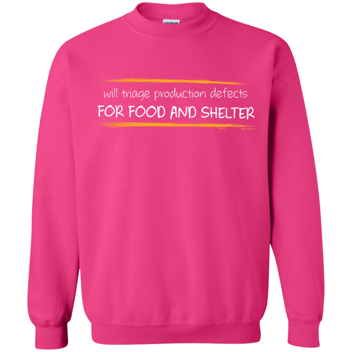 Sweatshirts Heliconia / Small Triaging Defects For Food And Shelter Crewneck Sweatshirt