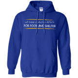 Sweatshirts Royal / Small Triaging Defects For Food And Shelter Pullover Hoodie