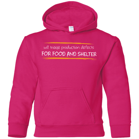 Sweatshirts Heliconia / YS Triaging Defects For Food And Shelter Youth Hoodie