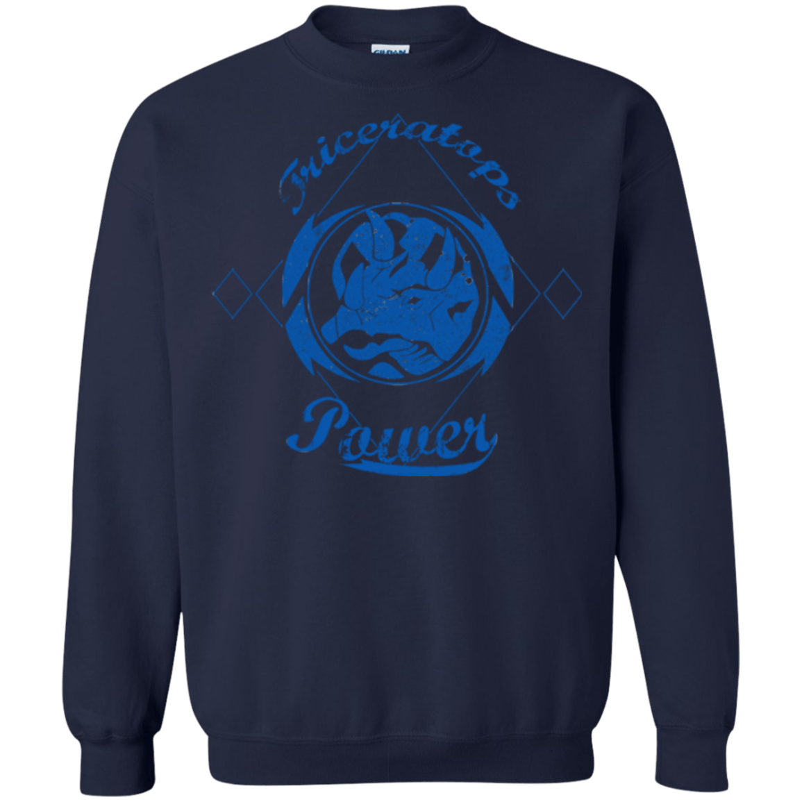 Sweatshirts Navy / Small Triceratops Crewneck Sweatshirt