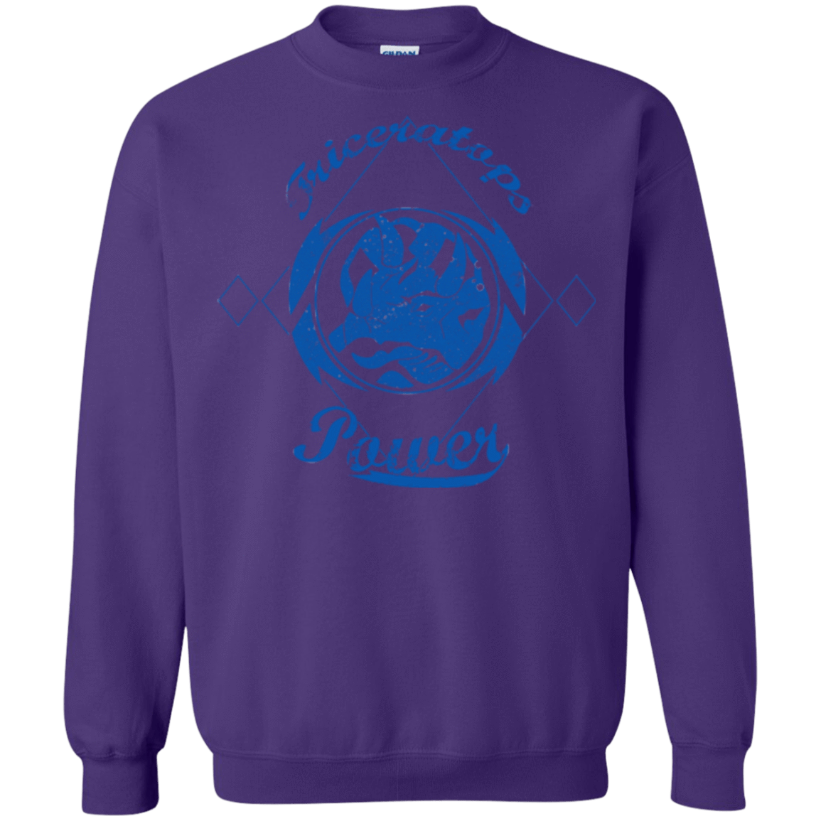 Sweatshirts Purple / Small Triceratops Crewneck Sweatshirt