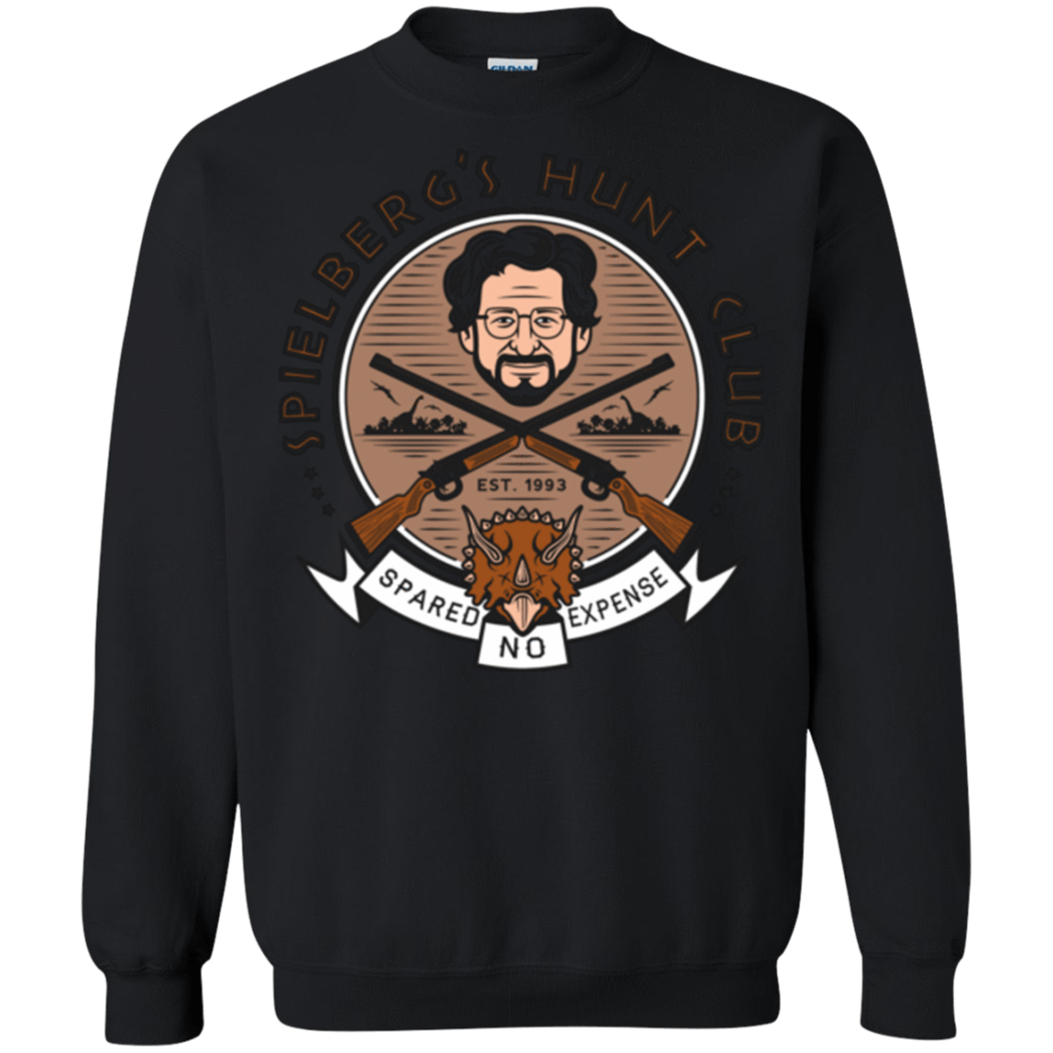 Sweatshirts Black / Small Triceratops Hunt Club Crewneck Sweatshirt