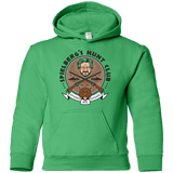 Sweatshirts Irish Green / YS Triceratops Hunt Club Youth Hoodie