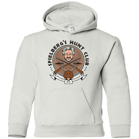 Sweatshirts White / YS Triceratops Hunt Club Youth Hoodie