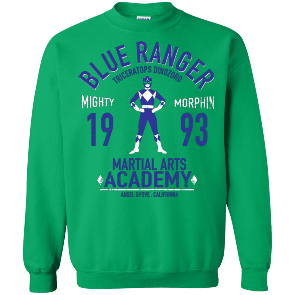 Sweatshirts Irish Green / Small Triceratops Ranger Crewneck Sweatshirt