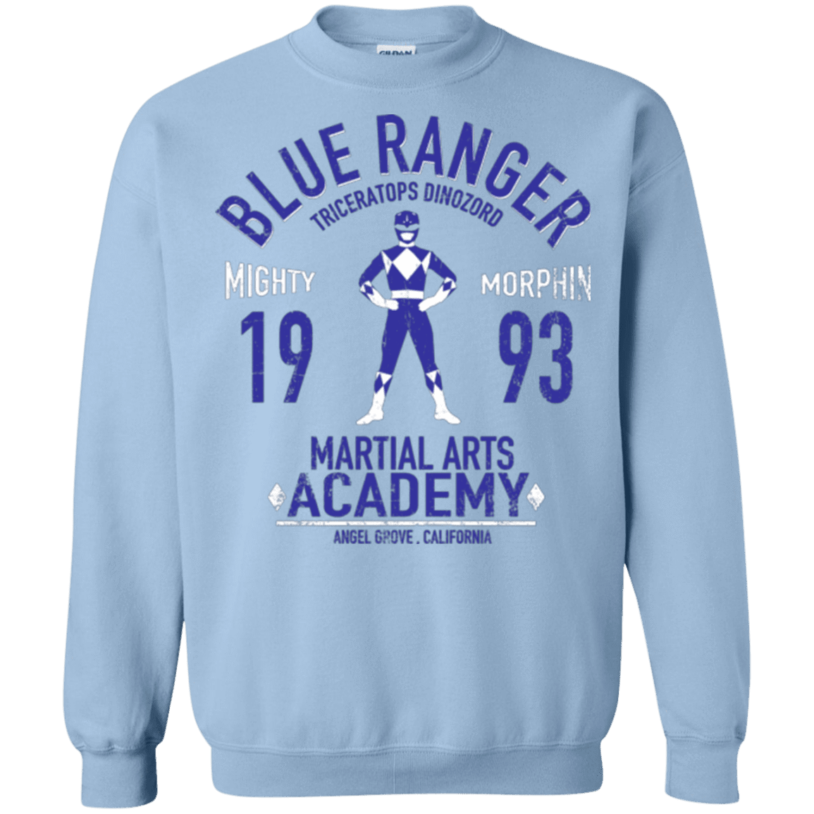 Sweatshirts Light Blue / Small Triceratops Ranger Crewneck Sweatshirt