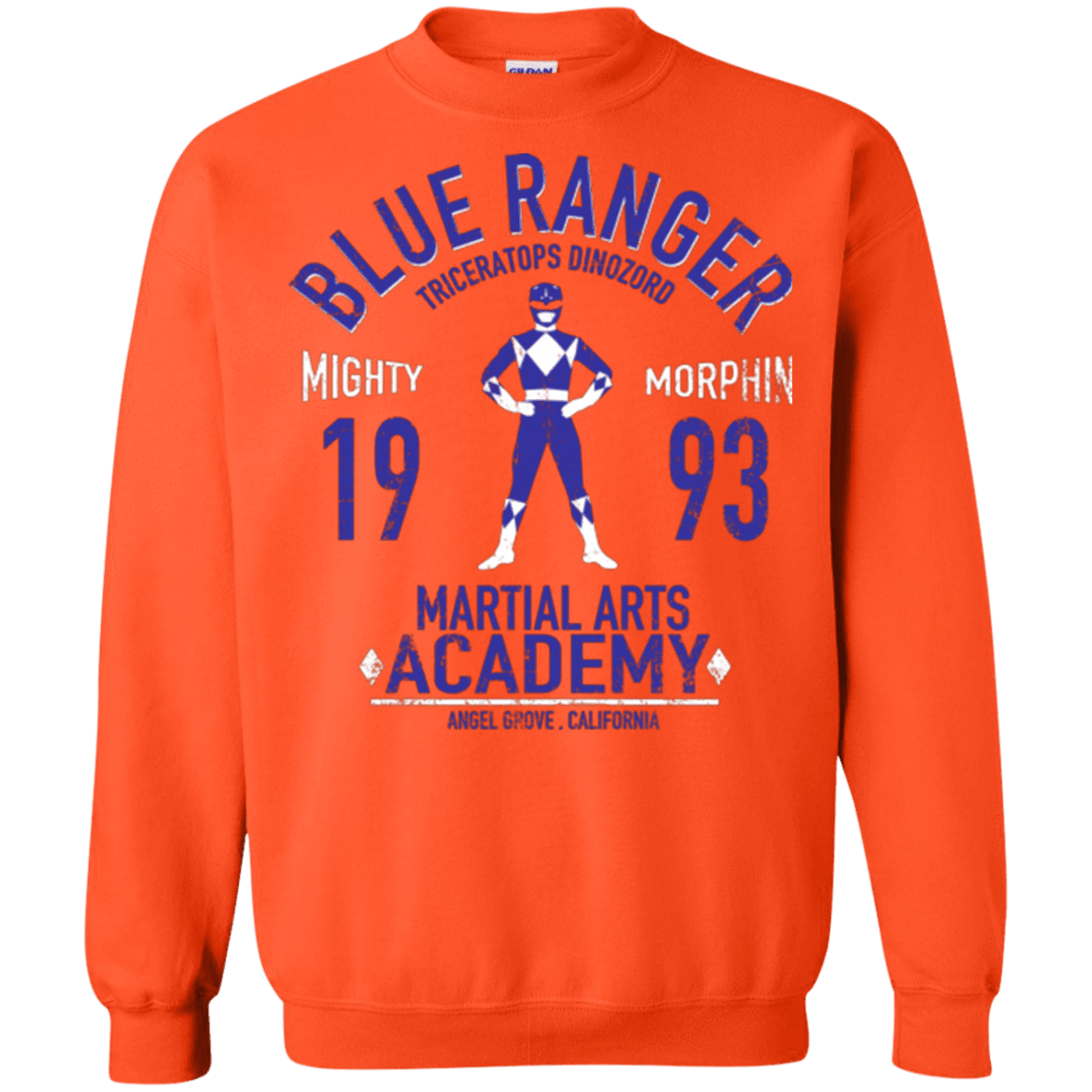 Sweatshirts Orange / Small Triceratops Ranger Crewneck Sweatshirt