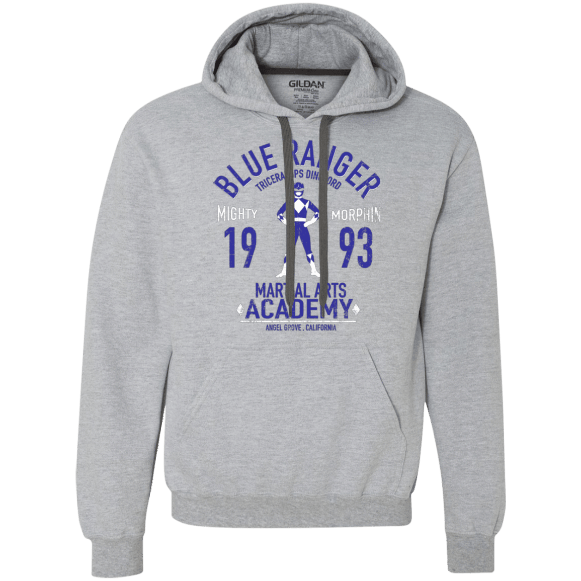 Sweatshirts Sport Grey / Small Triceratops Ranger Premium Fleece Hoodie