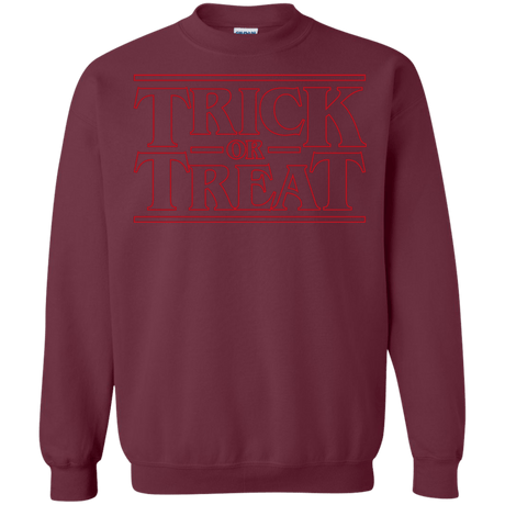 Sweatshirts Maroon / Small Trick Or Treat Crewneck Sweatshirt