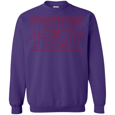 Sweatshirts Purple / Small Trick Or Treat Crewneck Sweatshirt