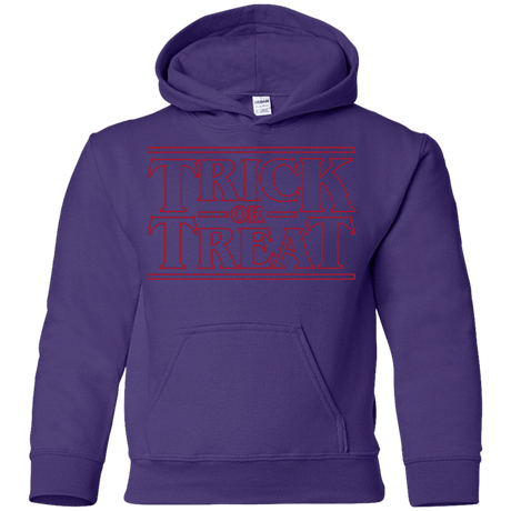 Sweatshirts Purple / YS Trick Or Treat Youth Hoodie