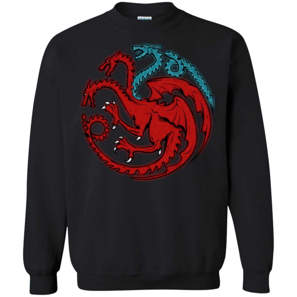 Sweatshirts Black / Small Trinity of fire and ice V2 Crewneck Sweatshirt