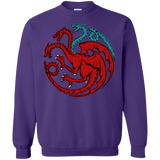 Sweatshirts Purple / Small Trinity of fire and ice V2 Crewneck Sweatshirt