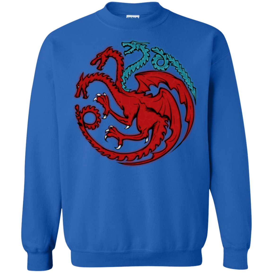 Sweatshirts Royal / Small Trinity of fire and ice V2 Crewneck Sweatshirt