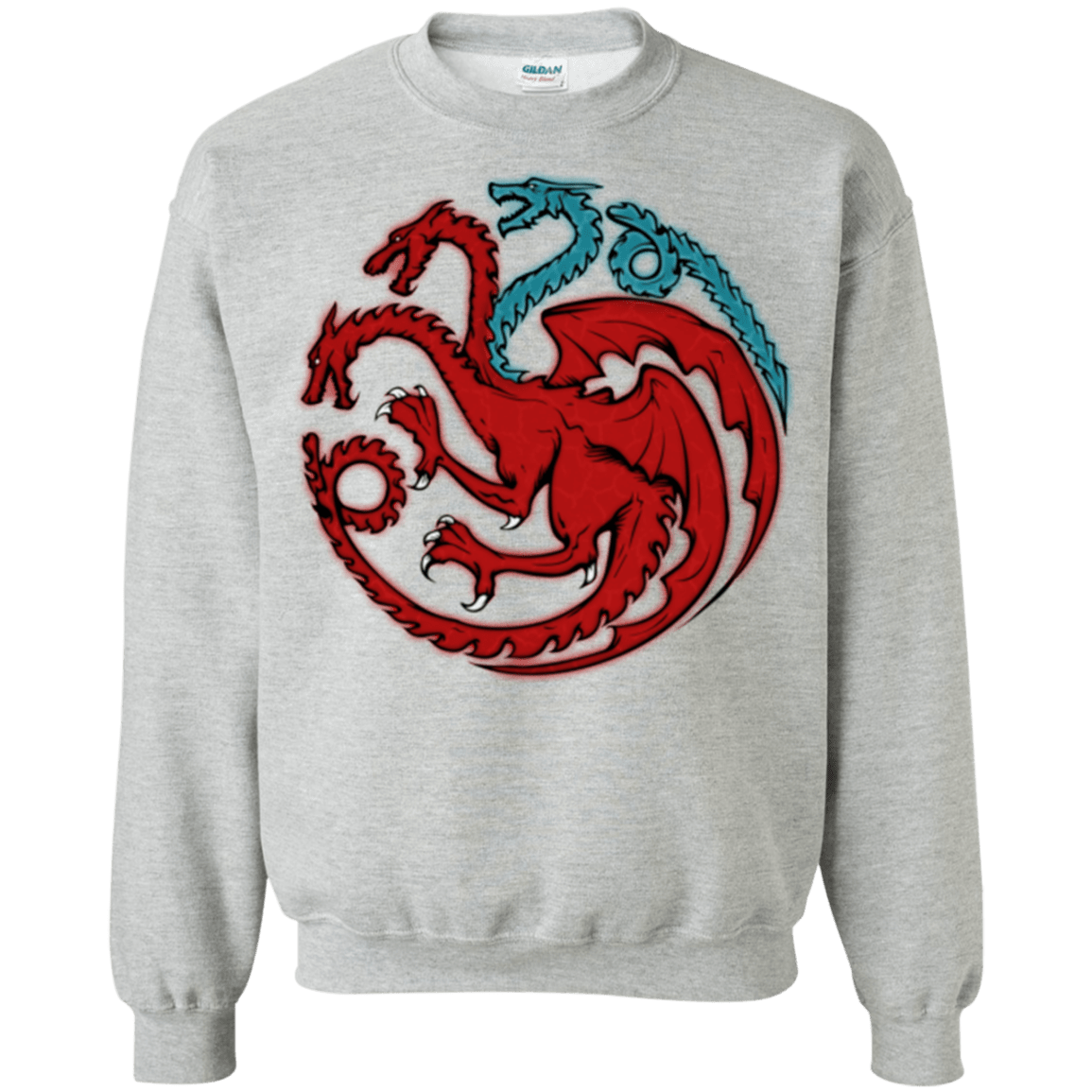 Sweatshirts Sport Grey / Small Trinity of fire and ice V2 Crewneck Sweatshirt