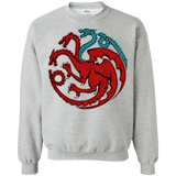 Sweatshirts Sport Grey / Small Trinity of fire and ice V2 Crewneck Sweatshirt