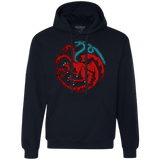 Sweatshirts Navy / Small Trinity of fire and ice V2 Premium Fleece Hoodie