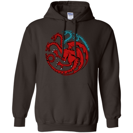 Sweatshirts Dark Chocolate / Small Trinity of fire and ice V2 Pullover Hoodie