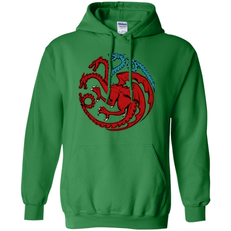 Sweatshirts Irish Green / Small Trinity of fire and ice V2 Pullover Hoodie