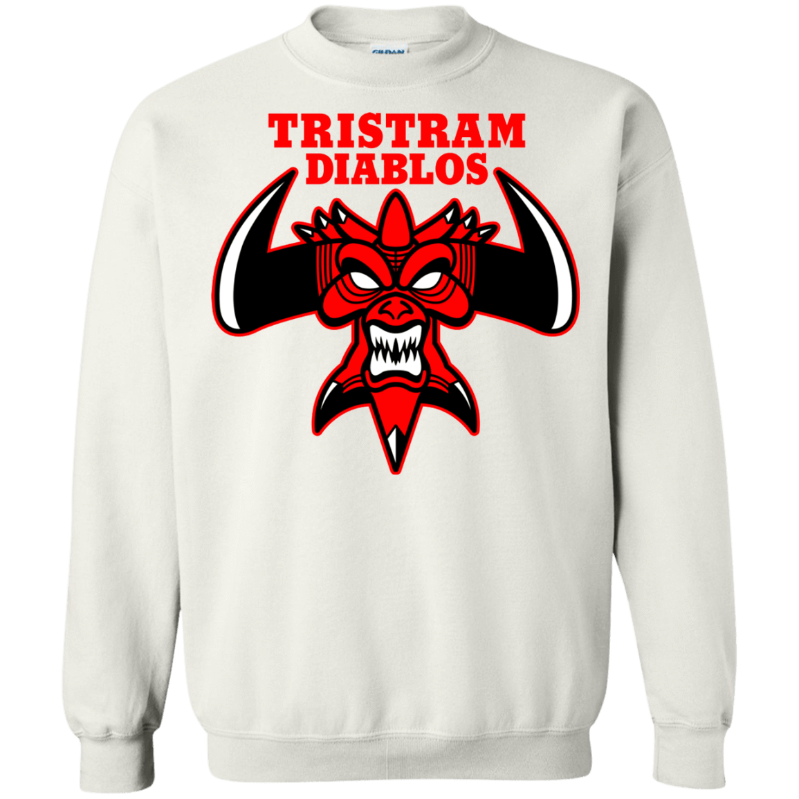 Sweatshirts White / S Tristram Diablos Crewneck Sweatshirt