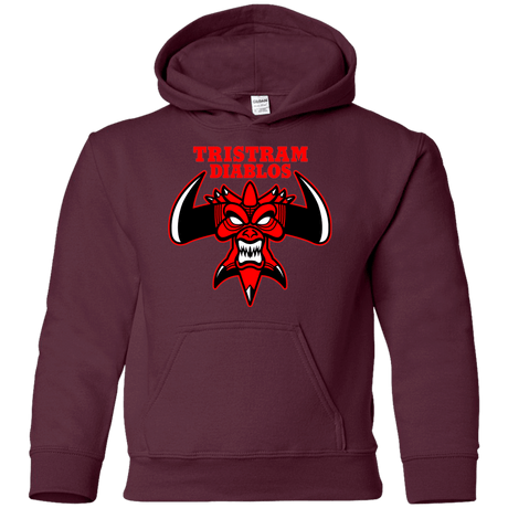 Sweatshirts Maroon / YS Tristram Diablos Youth Hoodie