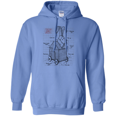 Sweatshirts Carolina Blue / S Trojan Rabbit Plan Pullover Hoodie