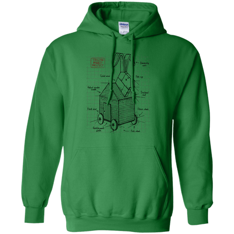 Sweatshirts Irish Green / S Trojan Rabbit Plan Pullover Hoodie