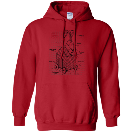 Sweatshirts Red / S Trojan Rabbit Plan Pullover Hoodie