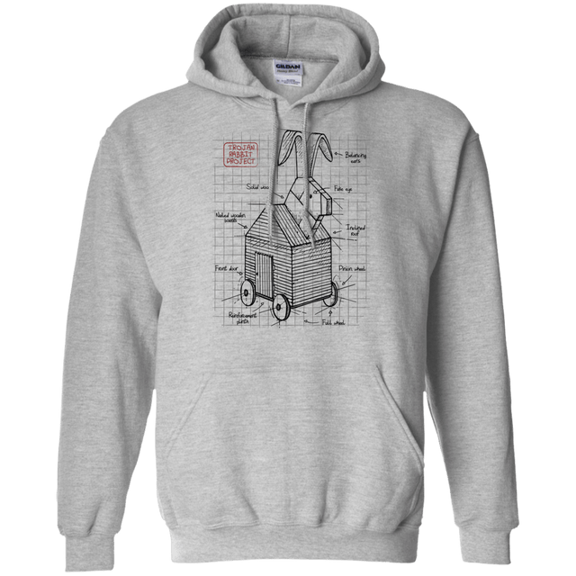 Sweatshirts Sport Grey / S Trojan Rabbit Plan Pullover Hoodie