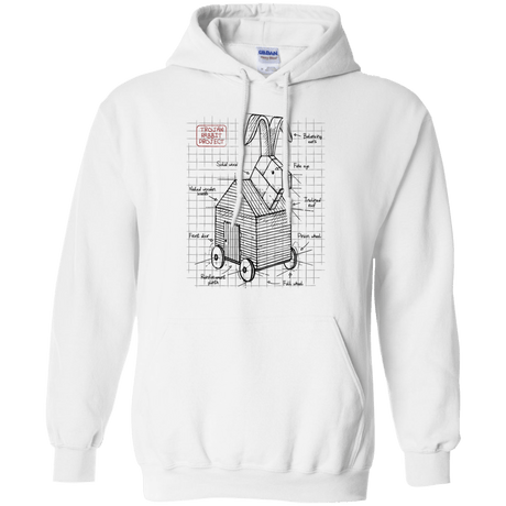 Sweatshirts White / S Trojan Rabbit Plan Pullover Hoodie