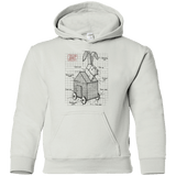 Sweatshirts White / YS Trojan Rabbit Plan Youth Hoodie