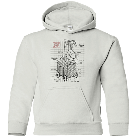Sweatshirts White / YS Trojan Rabbit Plan Youth Hoodie