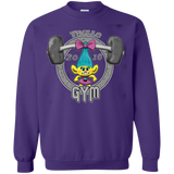 Sweatshirts Purple / S Trolls Gym Crewneck Sweatshirt