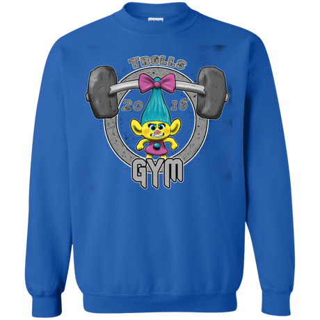 Sweatshirts Royal / S Trolls Gym Crewneck Sweatshirt