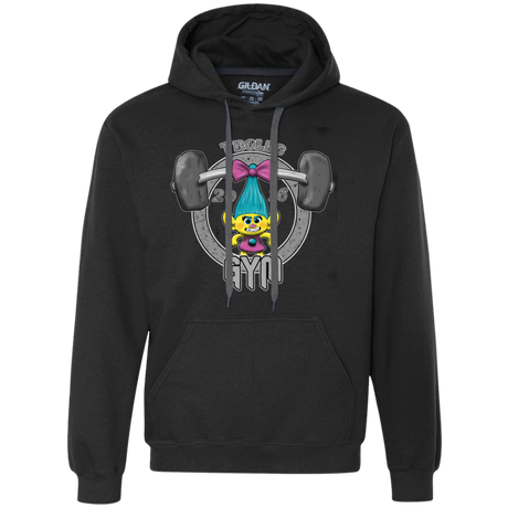 Sweatshirts Black / S Trolls Gym Premium Fleece Hoodie