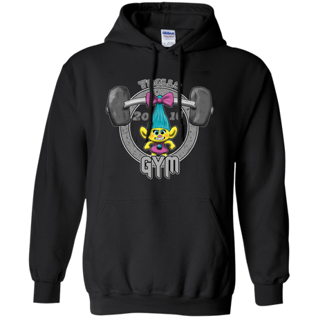 Sweatshirts Black / S Trolls Gym Pullover Hoodie