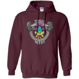 Sweatshirts Maroon / S Trolls Gym Pullover Hoodie