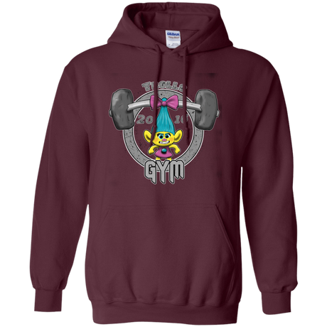 Sweatshirts Maroon / S Trolls Gym Pullover Hoodie