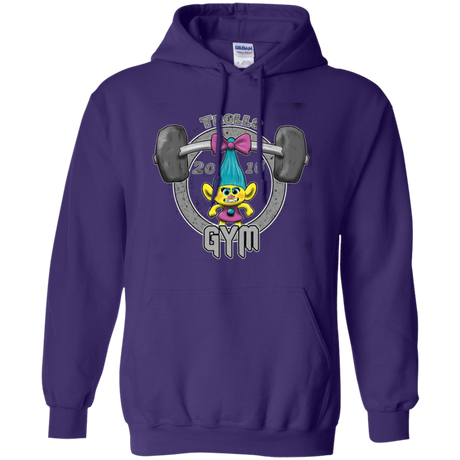 Sweatshirts Purple / S Trolls Gym Pullover Hoodie