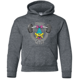 Sweatshirts Dark Heather / YS Trolls Gym Youth Hoodie