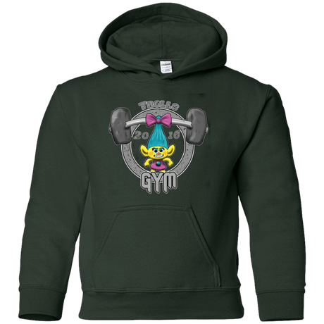 Sweatshirts Forest Green / YS Trolls Gym Youth Hoodie