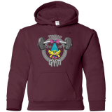 Sweatshirts Maroon / YS Trolls Gym Youth Hoodie