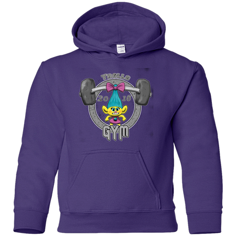 Sweatshirts Purple / YS Trolls Gym Youth Hoodie